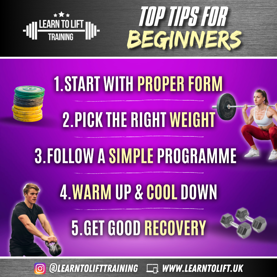 Top Tips For Beginners From A Glasgow Personal Trainer Infographic 1