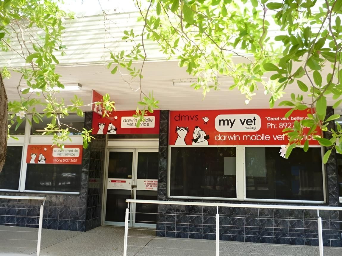A Building With a Sign That Says My Vet on It — Darwin My Vet Service in Wulagi, NT