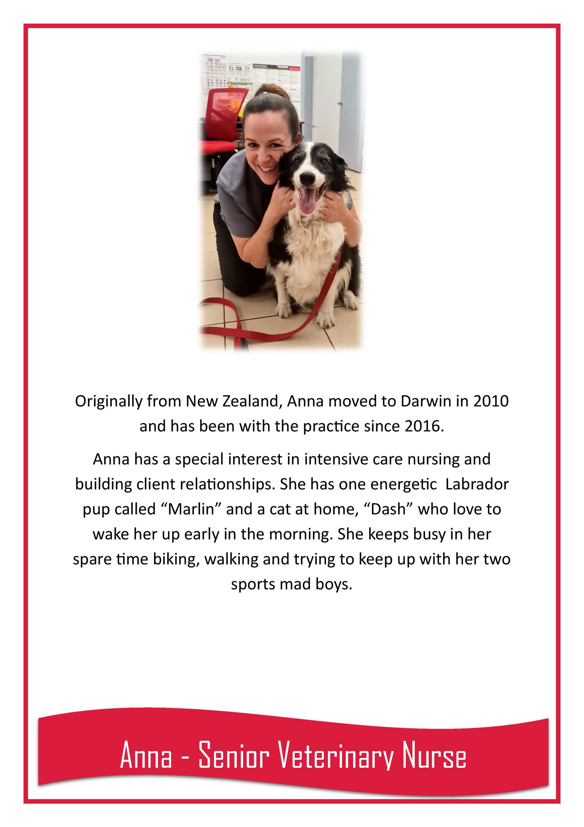 Anna — Darwin My Vet Service in Wulagi, NT