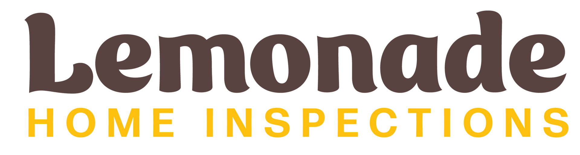 A logo for lemonade home inspections is shown