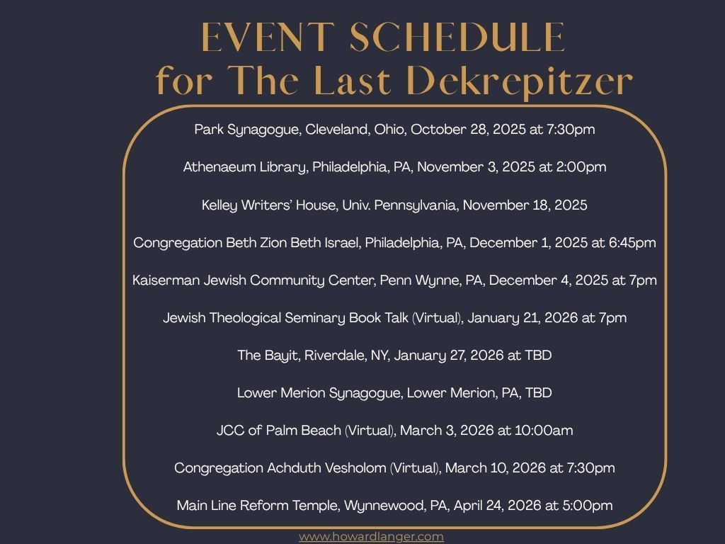 event schedule