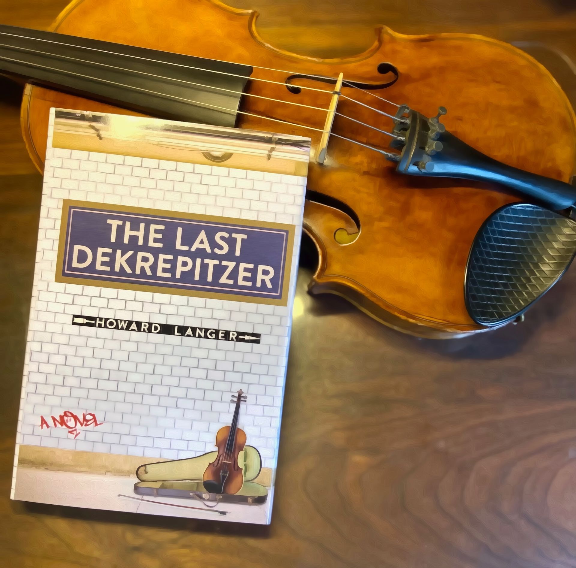 The Last Dekrepitzer Book and a fiddle