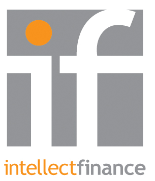 Logo for Intellect Finance: white 