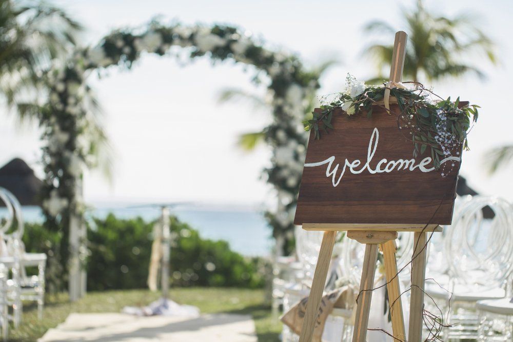 Romantic Wedding Ceremony on the Beach — Party Hire in Chevallum QLD