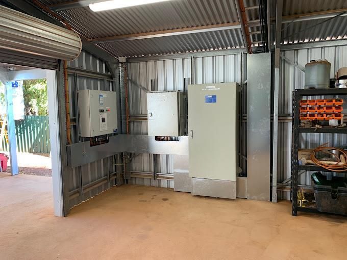 A large Electrical Panel in a shed— CCD Electrical In Berrimah, NT