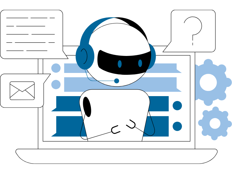 AI Voice agent graphic