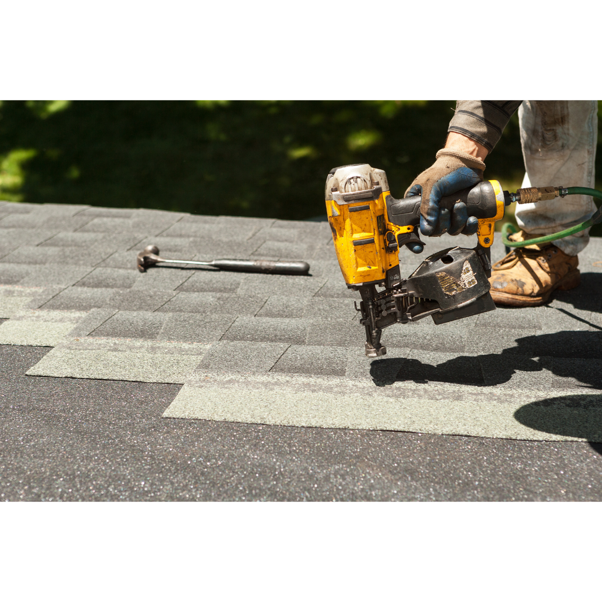 residential roofing in action