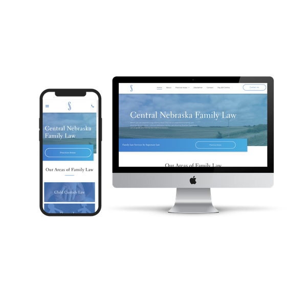 central nebraska family law website design