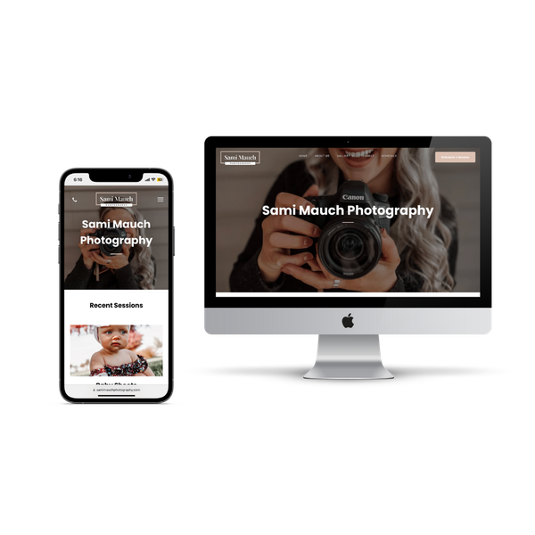 sami mauch photography website design