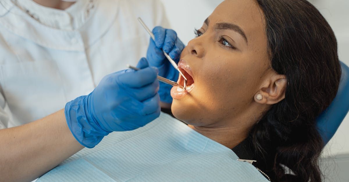 dentist patient sitting in a chair new patient