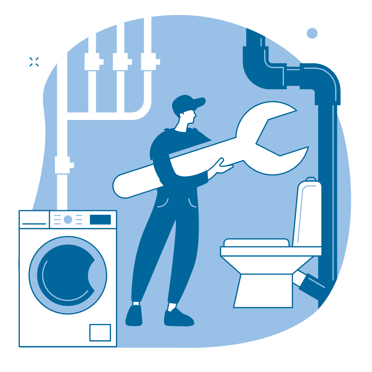 aerial view of a professionally done commer