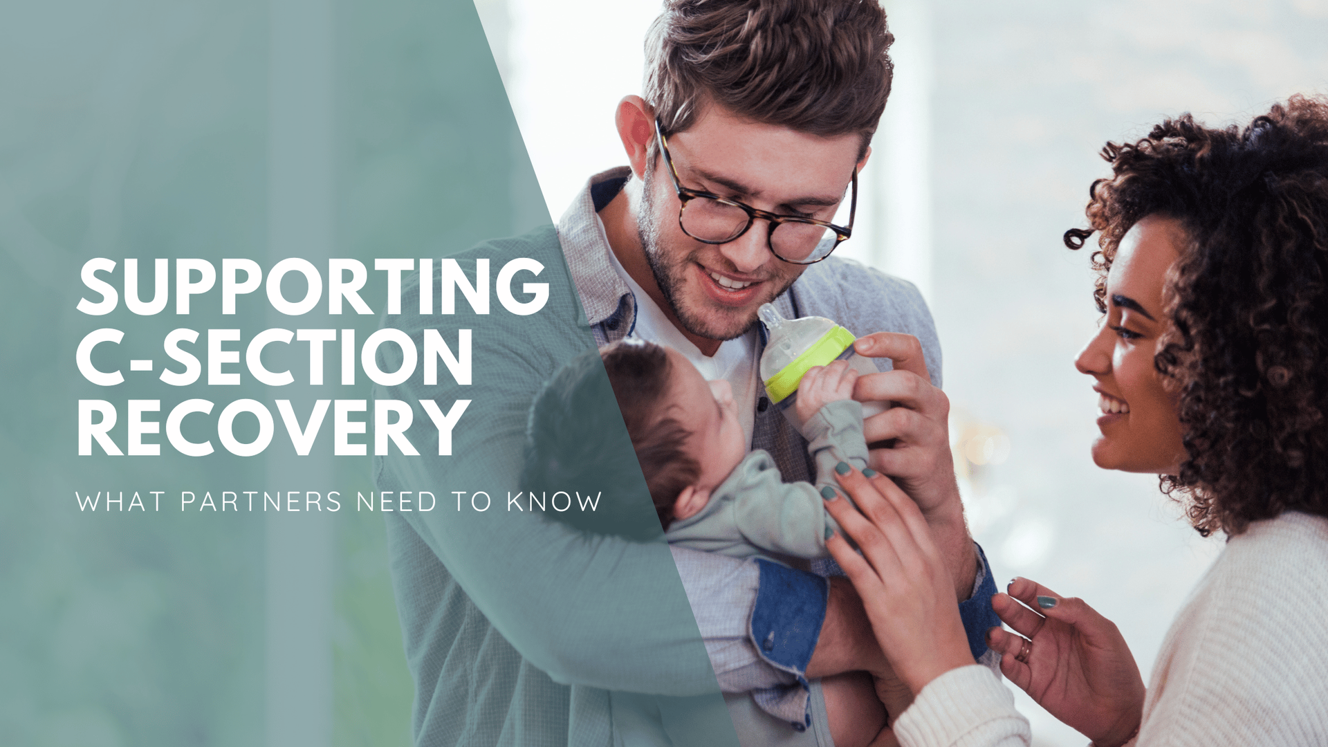 A smiling couple holds their baby, radiating happiness and love in a warm family moment.