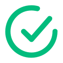 green checkmark