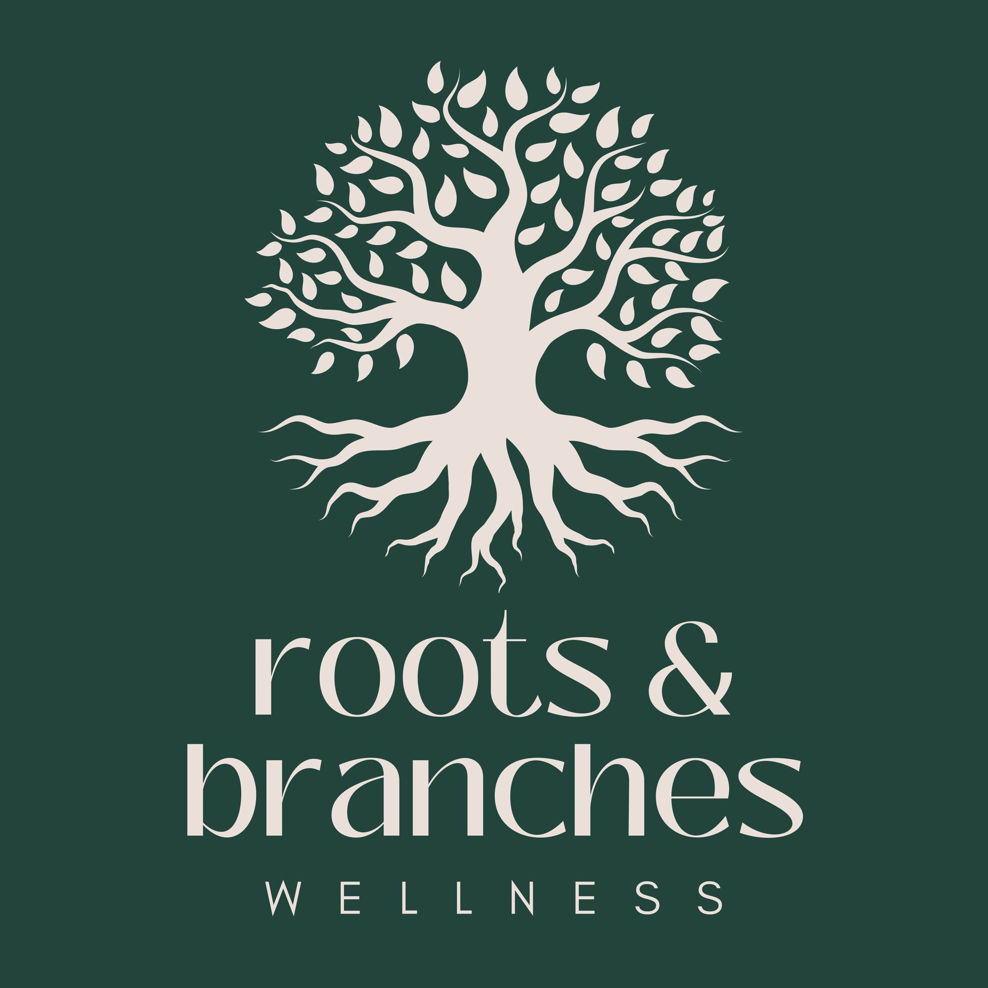Roots and Branches Wellness tree logo