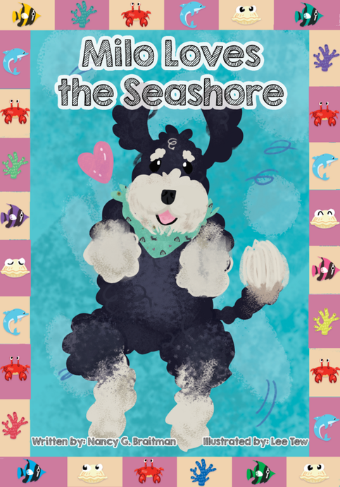 Book Cover Titled Milo Loves the Seashore