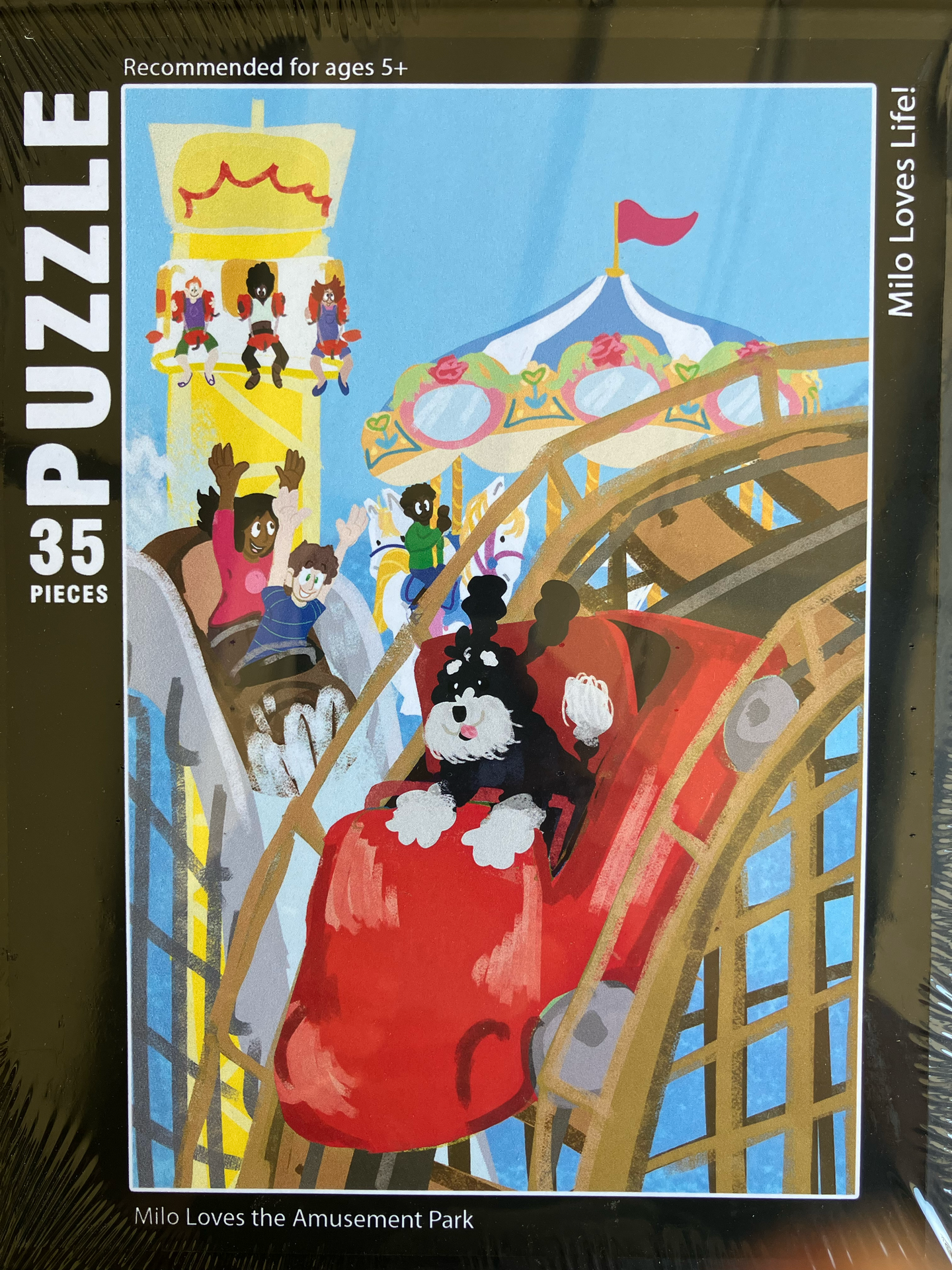 Book Cover Titled Milo Loves the Seashore Book Cover Titled Milo Loves the Seashore