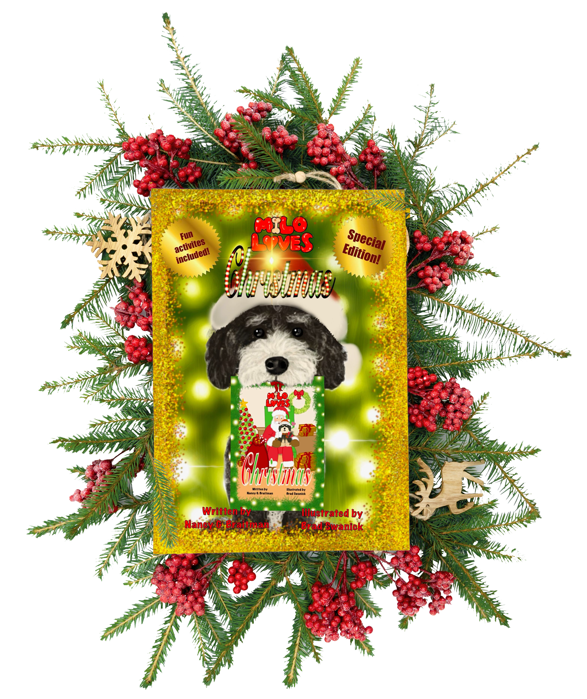 Milo Loves Christmas Greeting