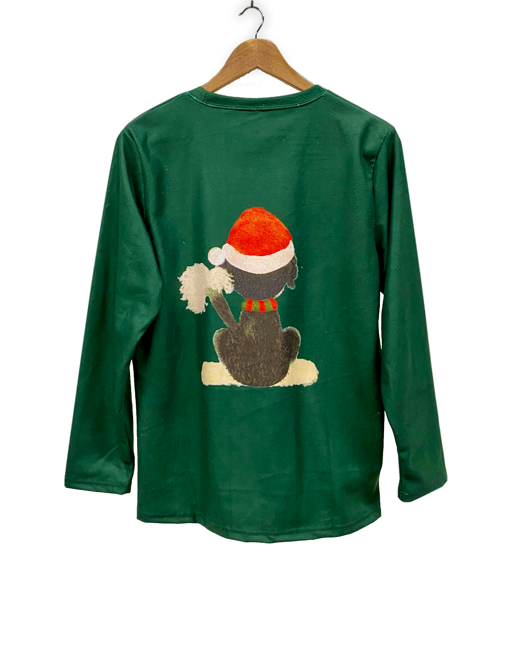 Milo Loves Christmas Green Sweater