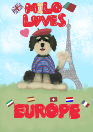 Pre-sale Cover Milo Loves Europe