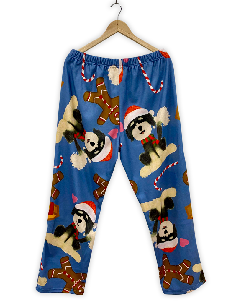 Milo Loves Christmas Blue Pajama