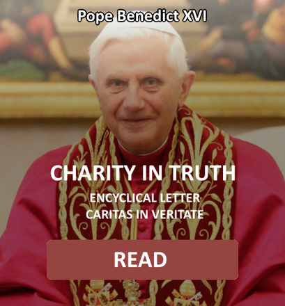 Caritas in Veritate, Pope Benedict's third encyclical, is a call to see the relationship between human and environmental ecologies and to link charity and truth in the pursuit of justice, the common good, and authentic human development.