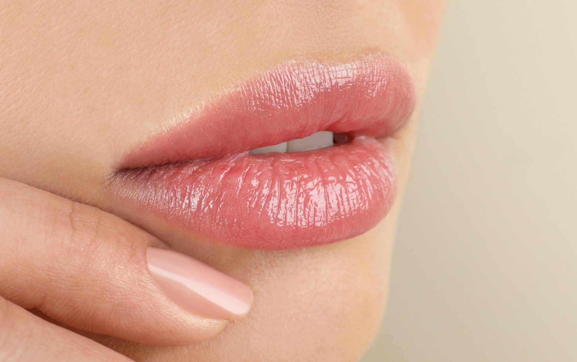 Detailfoto Lippen