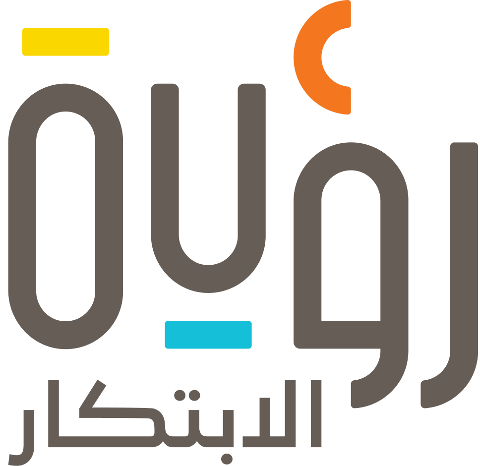 A logo for a company with arabic writing on it.