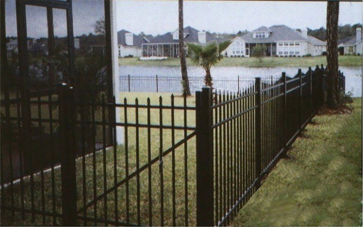 Aluminum Black Corner Fence — Bourne, MA — Mr. Fence