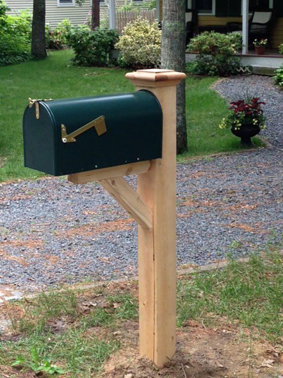 Standard Wood Mailbox — Bourne, MA — Mr. Fence