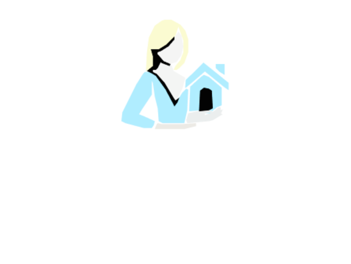 Logo: Realtor Tatum Torode, silhouette holding house, Coldwell Banker.
