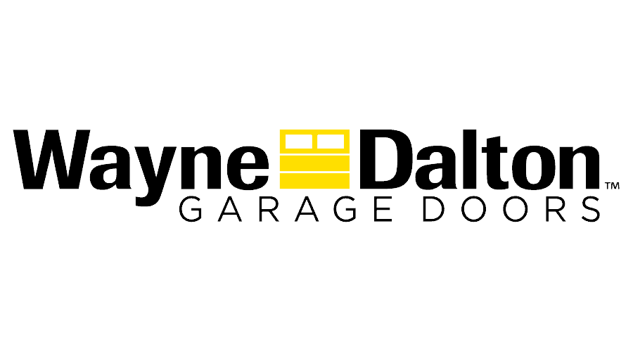 a black and yellow logo for wayne dalton garage doors
