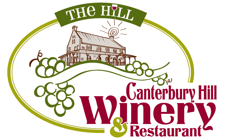 Canterbury Hill Winery & Restaurant Logo. Come Enjoy Delicious Food, Drinks, or Host a Party with Us