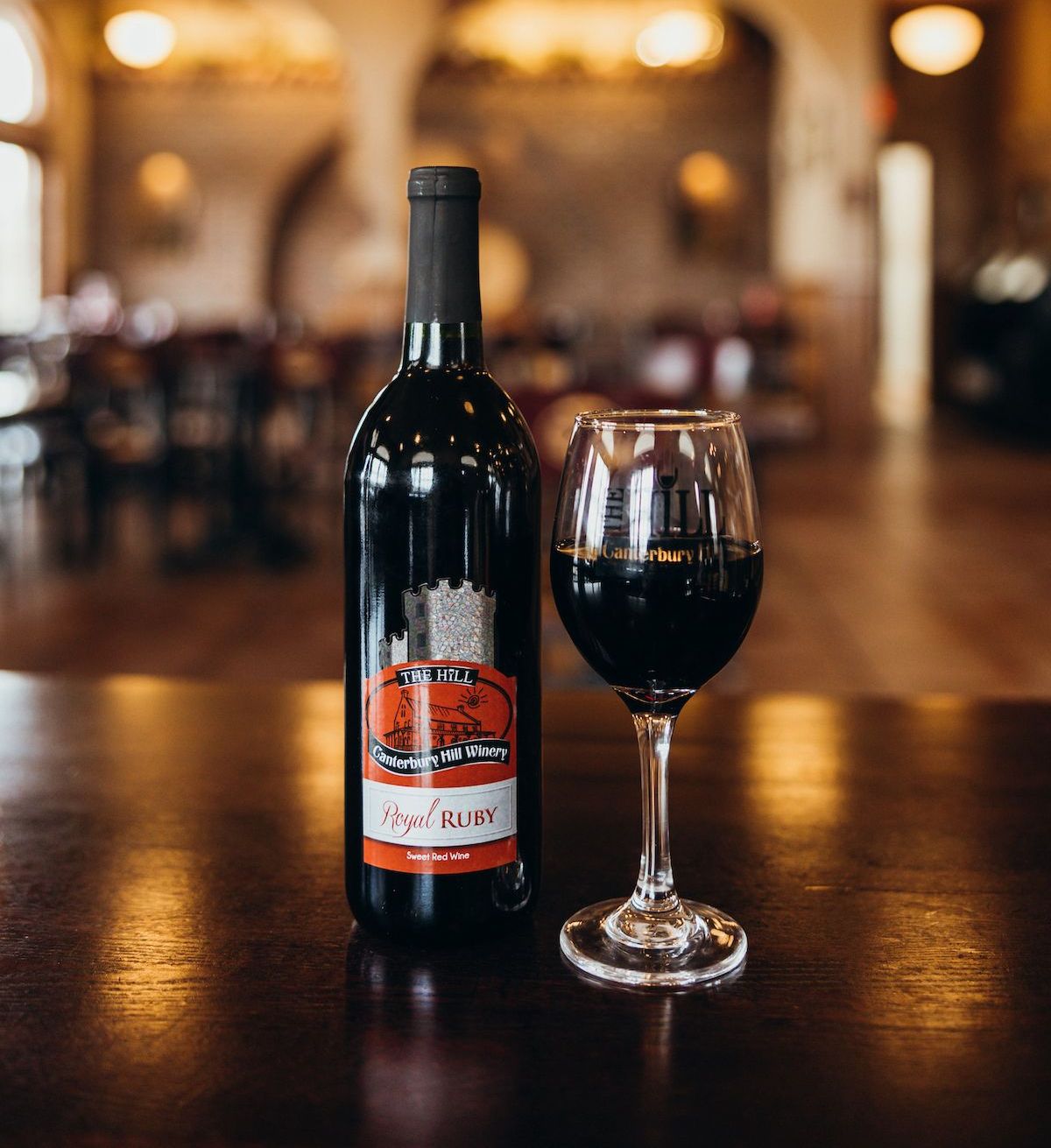 Royal Ruby Is a Sweet Red Wine. Purchase Your Bottle or Case at the Hill in Holts Summit, MO.