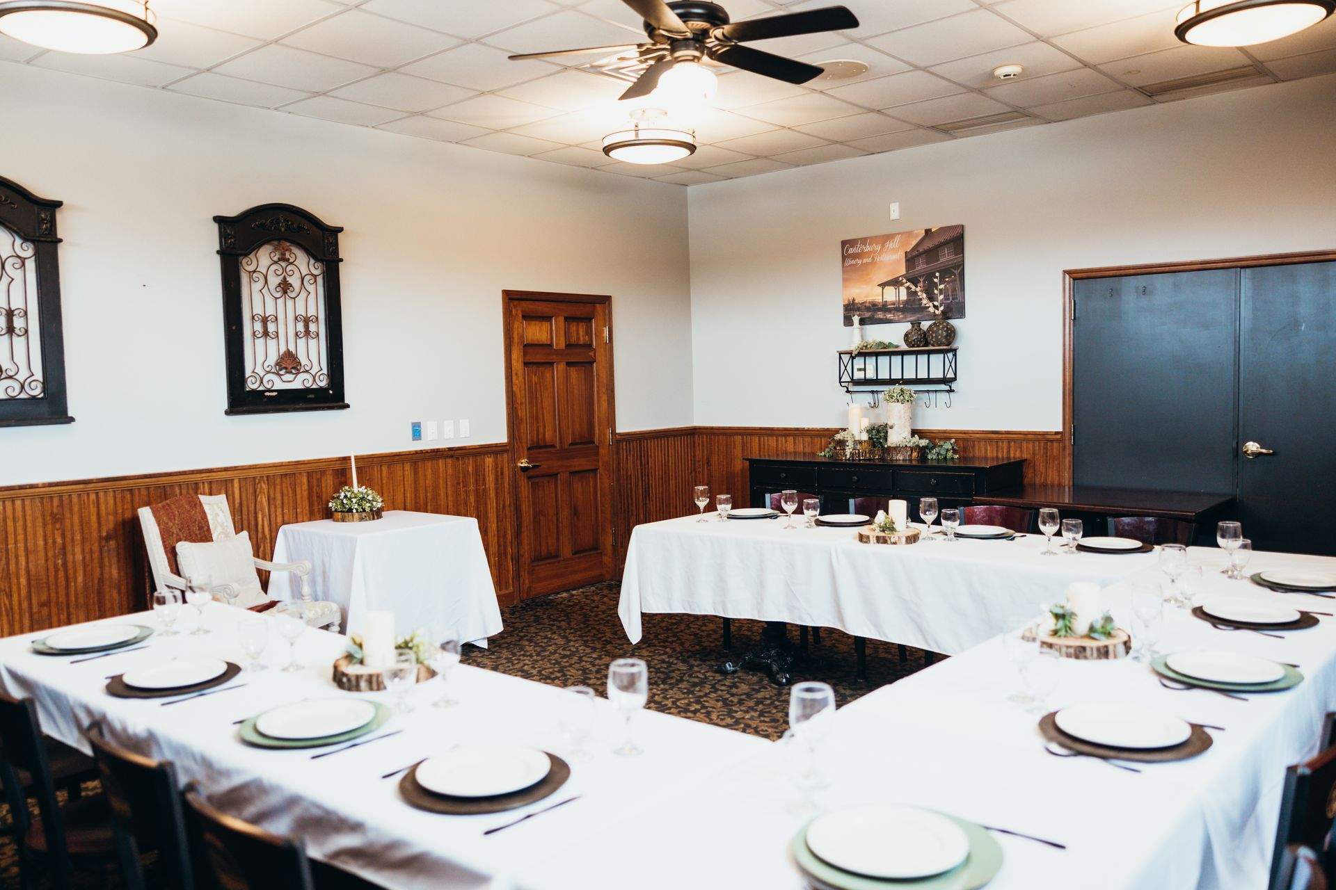 Book Your Shower or Retirement Party in the Norton Room at the Hill in Holts Summit, MO.