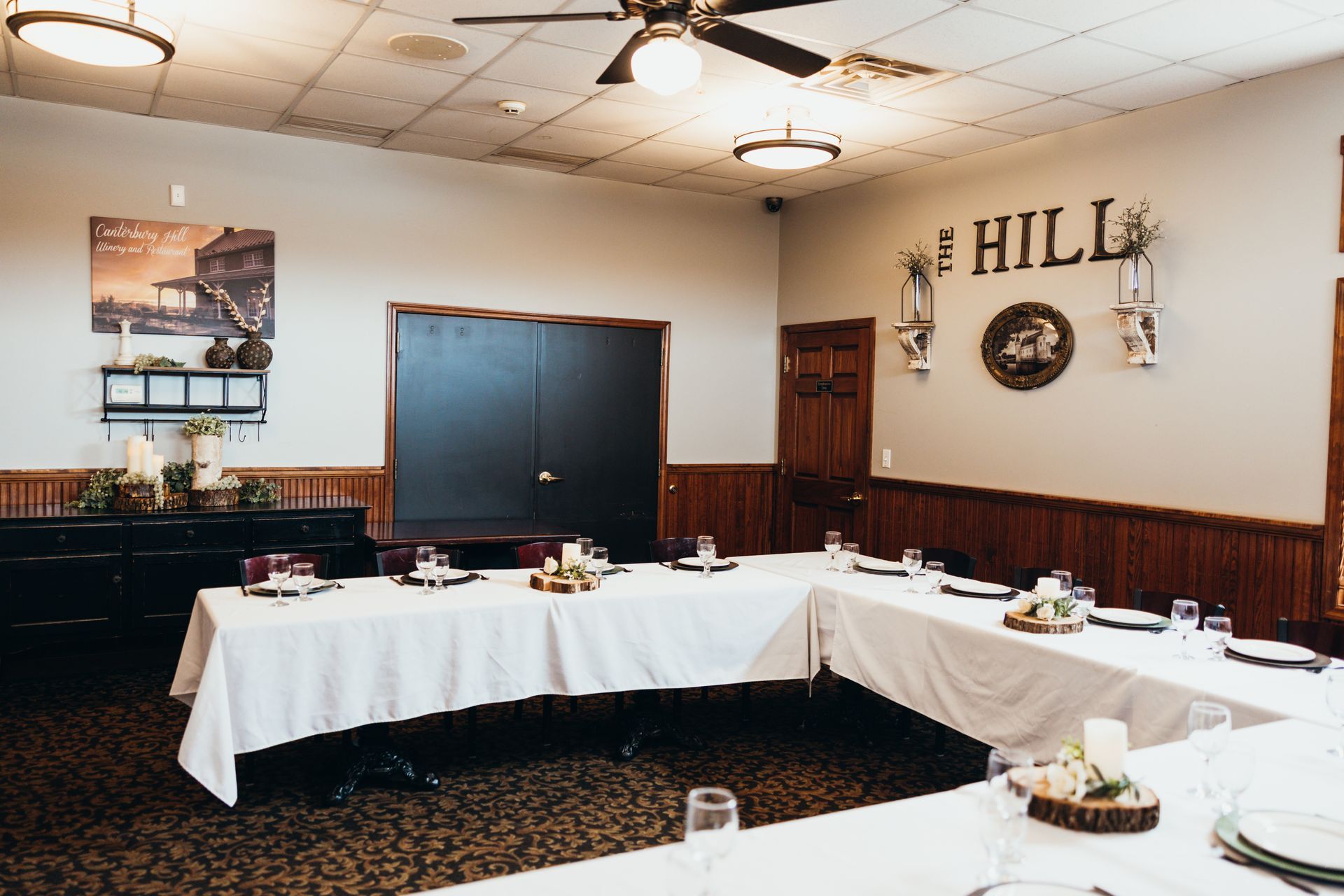 Plan a Perfect Private Event at the Hill. Book the Norton Room for Your Small Party or Gathering.