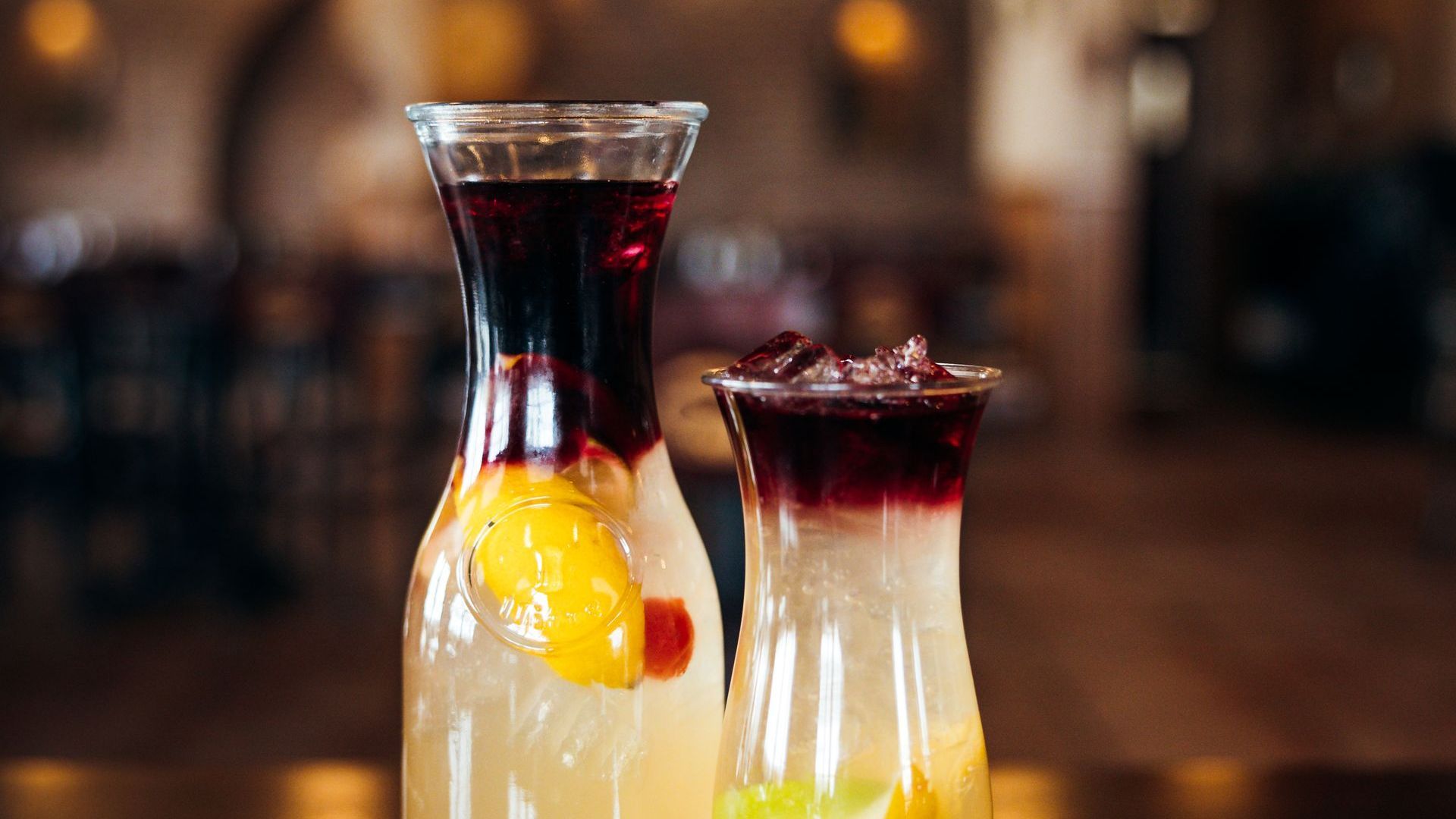 Share a Cocktail Pitcher With Friends at Canterbury Hill Winery & Restaurant in Holts Summit, MO