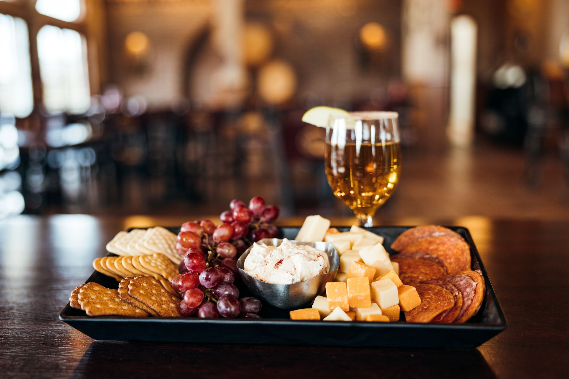 Enjoy a Charcuterie Board at Canterbury Hill Winery & Restaurant in Holts Summit, MO