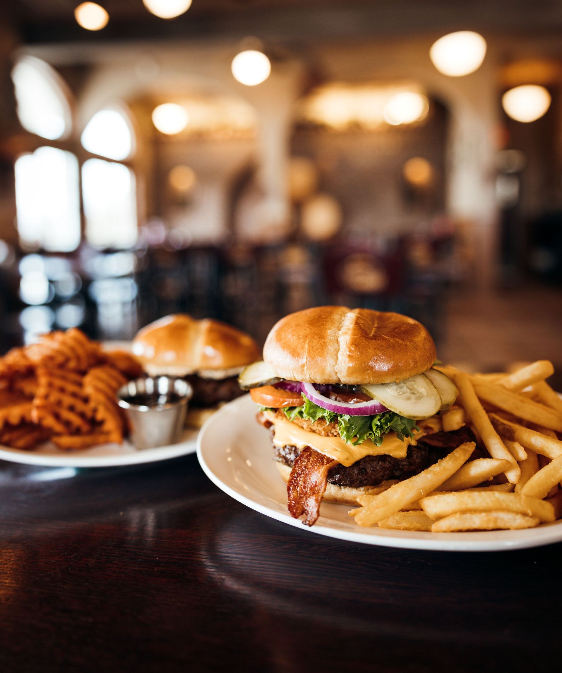 Try the Satisfying Burgers at Canterbury Hill Winery & Restaurant in Holts Summit, Missouri.