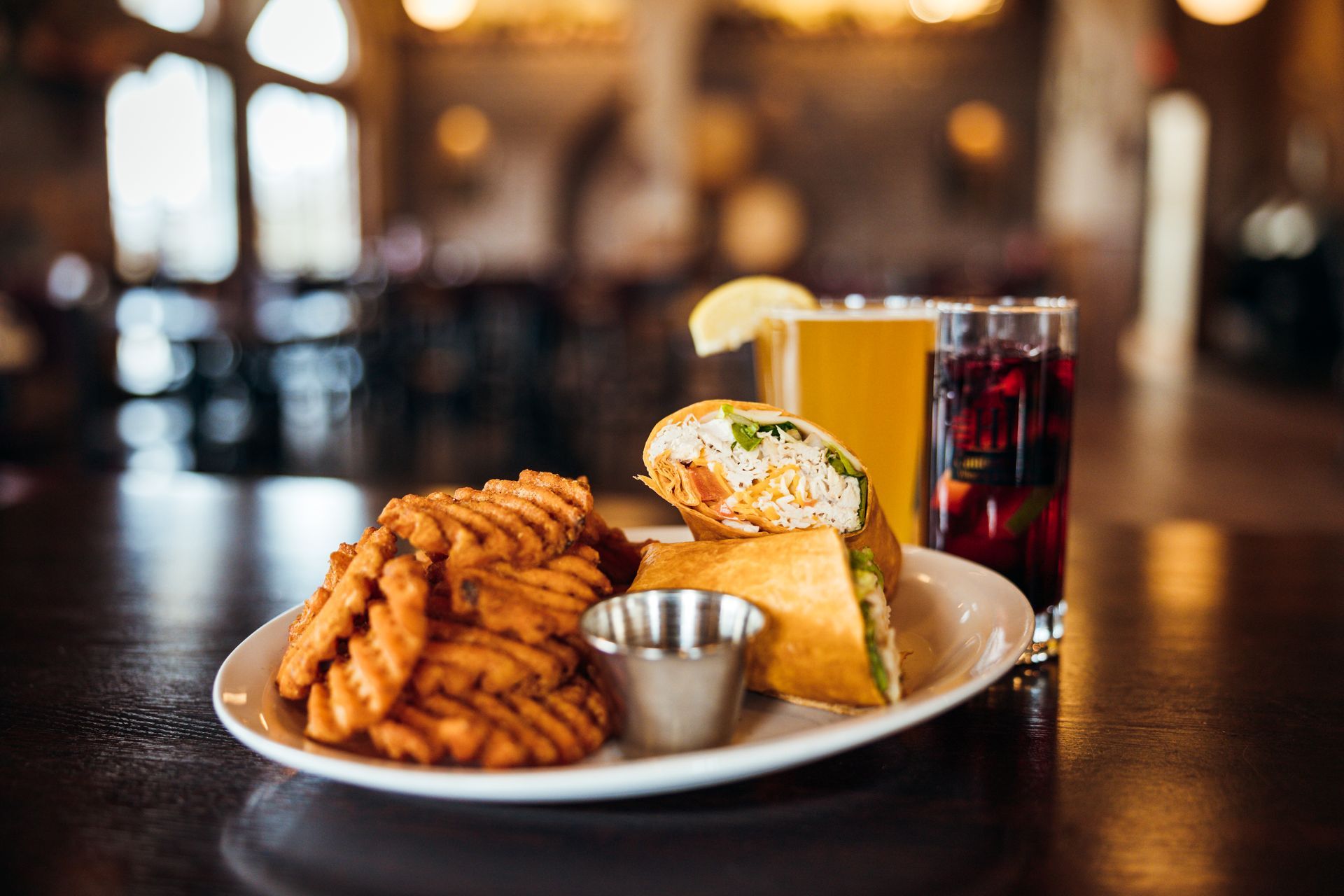 Our Sweet Potato Fries Go With Everything at Canterbury Hill Winery & Restaurant in Holts Summit, MO