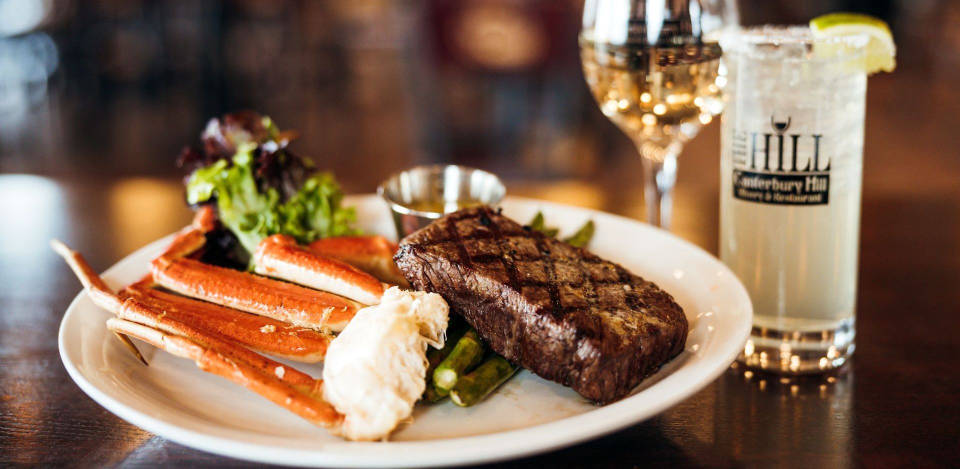 Get Your Surf & Turf Fix at Canterbury Hill Winery & Restaurant in Holts Summit, MO