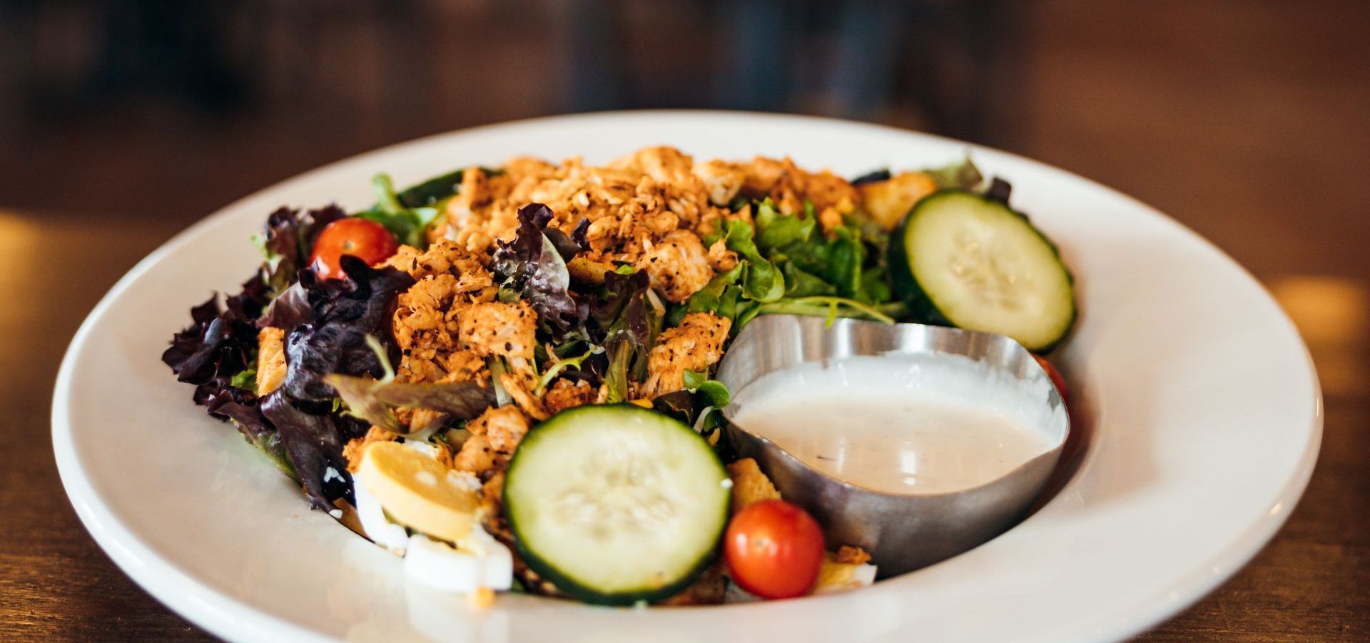 Enjoy a Satisfying & Tasty Salad at Canterbury Hill Winery & Restaurant in Holts Summit, MO