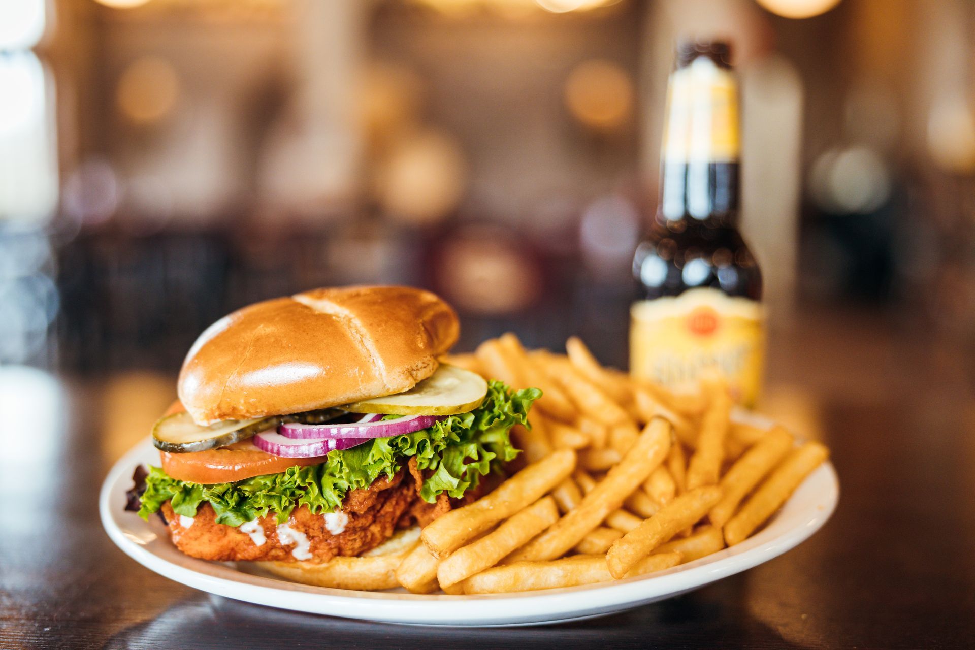 We Serve Yummy Burgers & Sandwiches at Canterbury Hill Winery & Restaurant in Holts Summit, MO