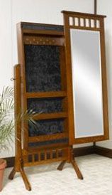 Mission Jewelry Cheval Mirror