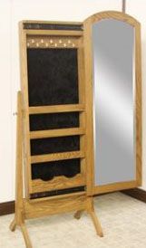 Antique Shaker Jewelry Cheval Mirror