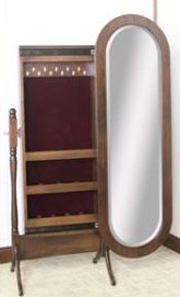 Lexington Oval Jewelry Cheval Mirror