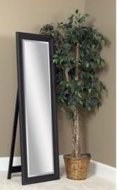 Leather Wrap Leaner Cheval Mirror