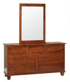 Shaker Dresser w/Mirror