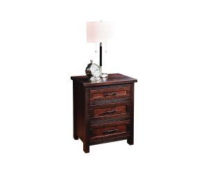 Denali 3 Drawer Nightstand