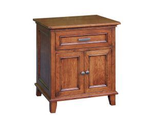 Brooklyn 1 Drawer 2 Door Nightstand