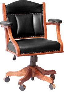 Low Back Arm Desk Chair